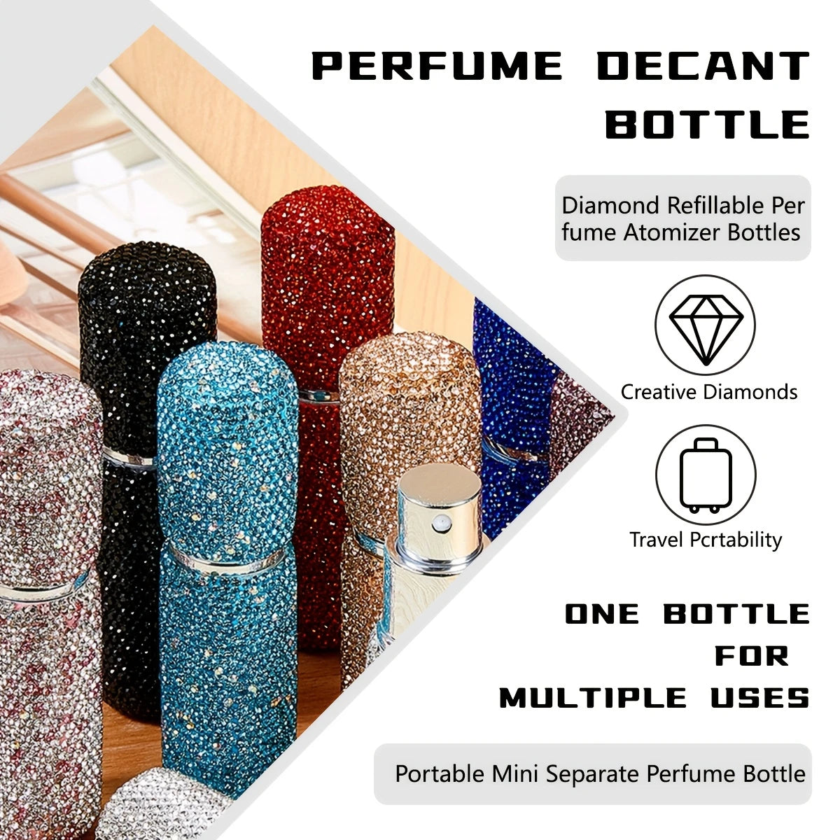 Rouxelux Travel Size Fragrance + Free Atomizer (10 ml)